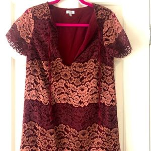 Multi-color lace Tobi dress